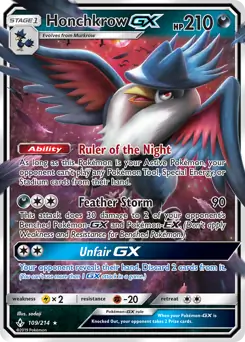 Honchkrow GX #109