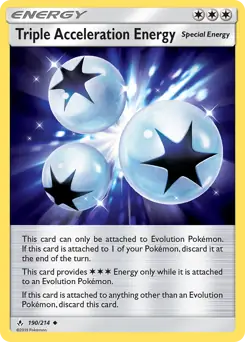 Triple Acceleration Energy [Reverse Holo] #190