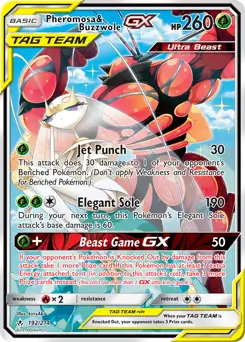 Pheromosa & Buzzwole GX #192