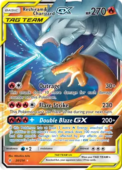 Reshiram & Charizard GX #20