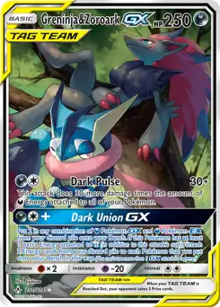 Greninja & Zoroark GX #201