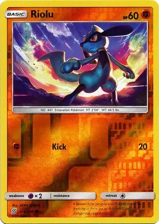 Riolu [Reverse Holo] #116