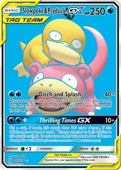 Psyduck & Slowpoke GX #217