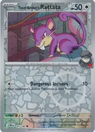 Team Rocket's Rattata #147