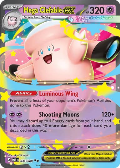 Mega Clefable ex #31