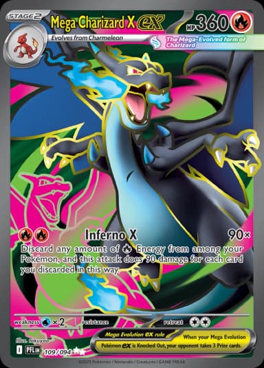 Mega Charizard X ex #109